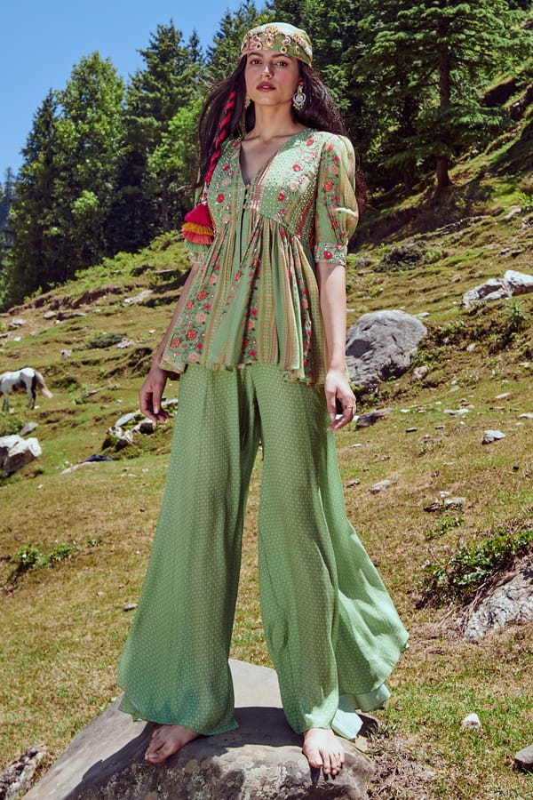 Eden Peplum Set — Paulmi and Harsh