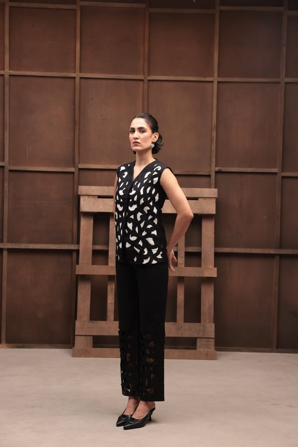 Eclipse Cutout Trousers — Veera Wear