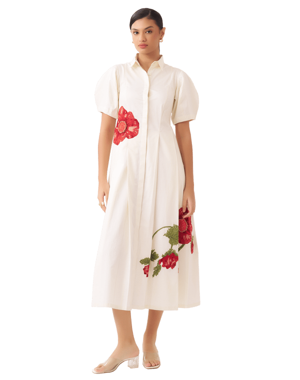 Crimson Poppy Dress — Mer