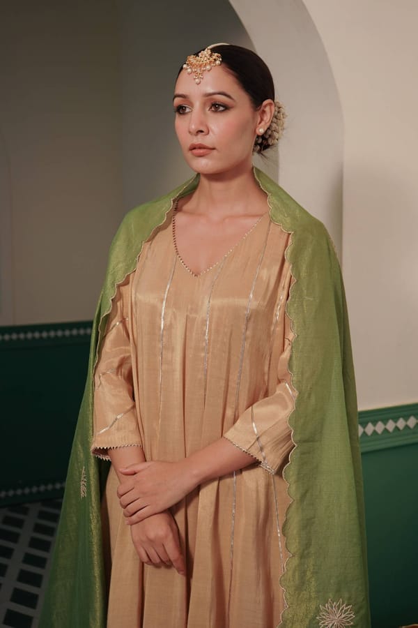 Moss Gota Dupatta — Nero India