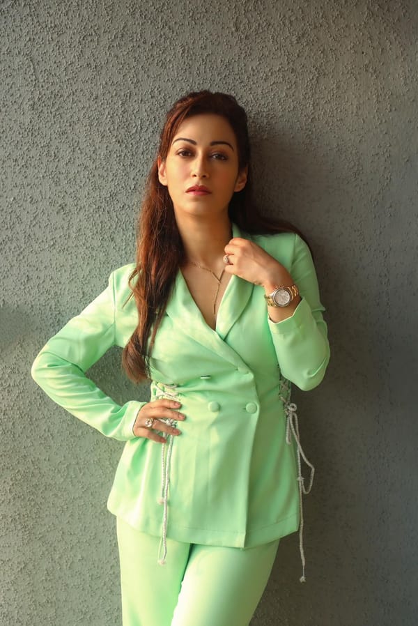 Mint Green Tailored Blazer and Trousers Co-ord Set — Younglings
