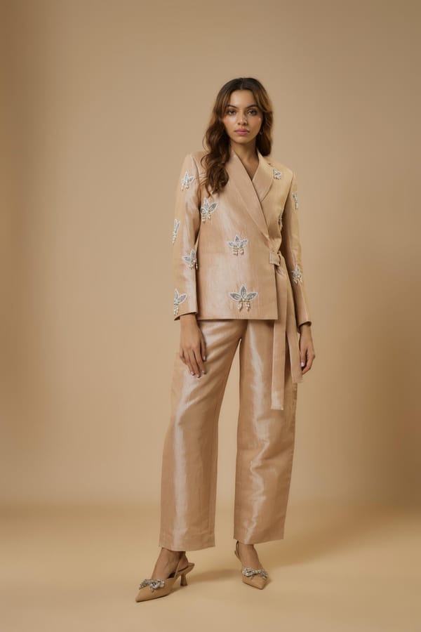 Greta Tencel Jacket Set — EWOKE STUDIO