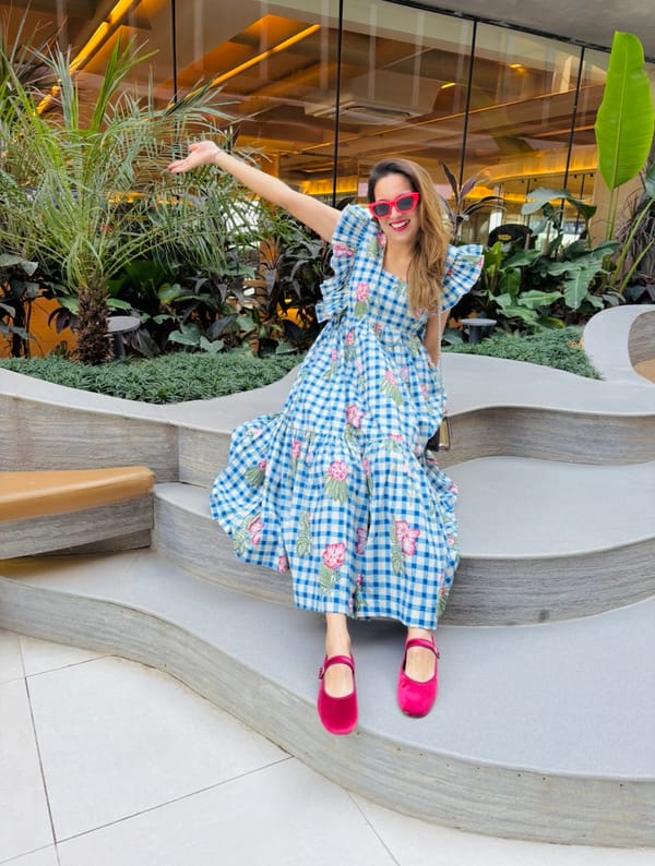 Myko Gingham Midi — Shop Miaoww