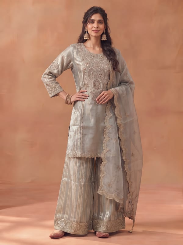 I-1049 Kurta Sharara Set — NEEL GULLY