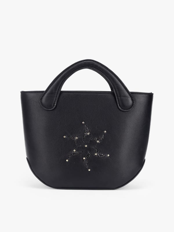 Playdate Lily Mini Sling - Black and Black Shimmer — The Gusto