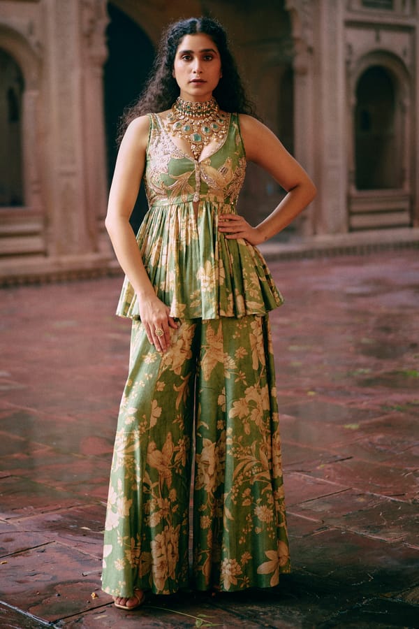 Maeve Peplum Set — Paulmi and Harsh