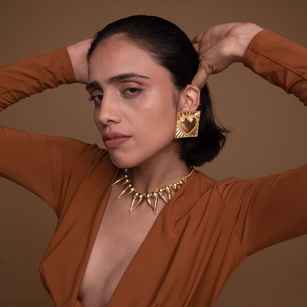 Vintage Heart Earrings — Equiivalence