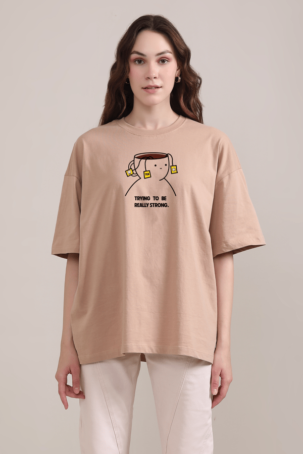 Coffee Bean Oversized T-Shirt — Botnia