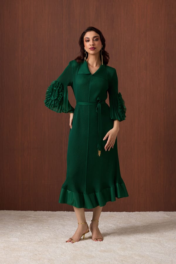 Marica Dress — Scarlet Sage