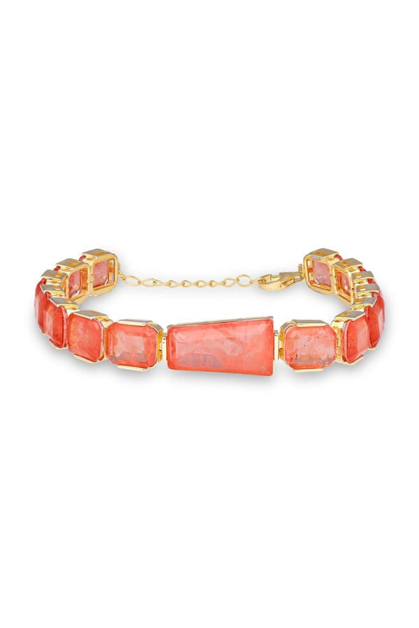 Orange Mystic Moonstone Tennis Bracelet — Miss Jo