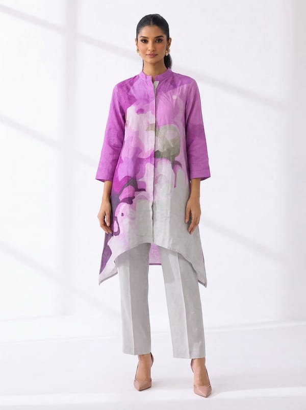 Voilet Kurta Set — CLOS