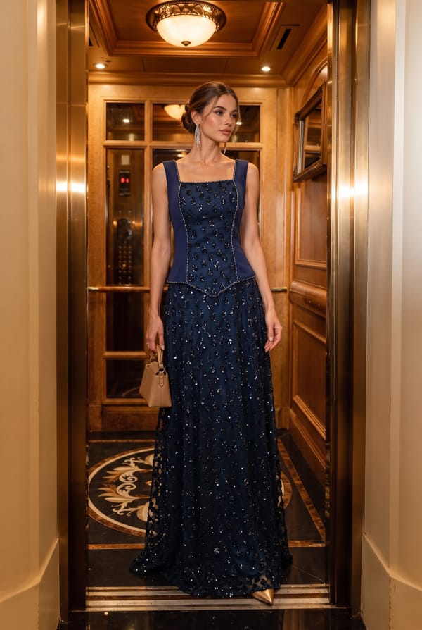 Embellished Corset Gown — Sibel Aydin