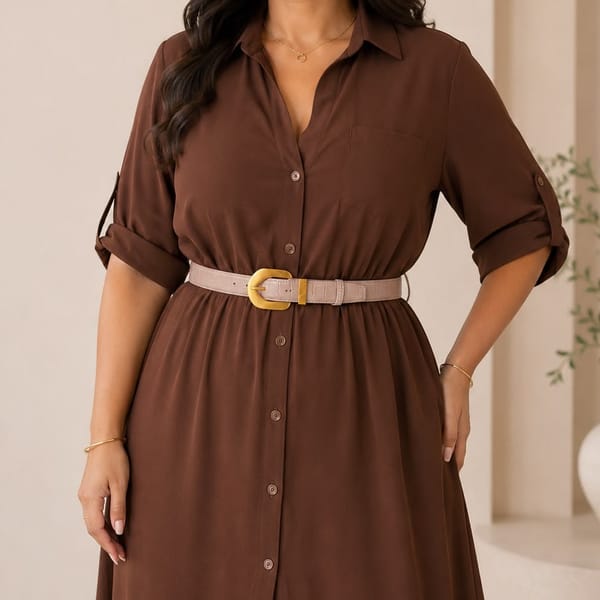 Beige Croc Textured Women's Belt with Matte Gold Buckle — SSN Belts