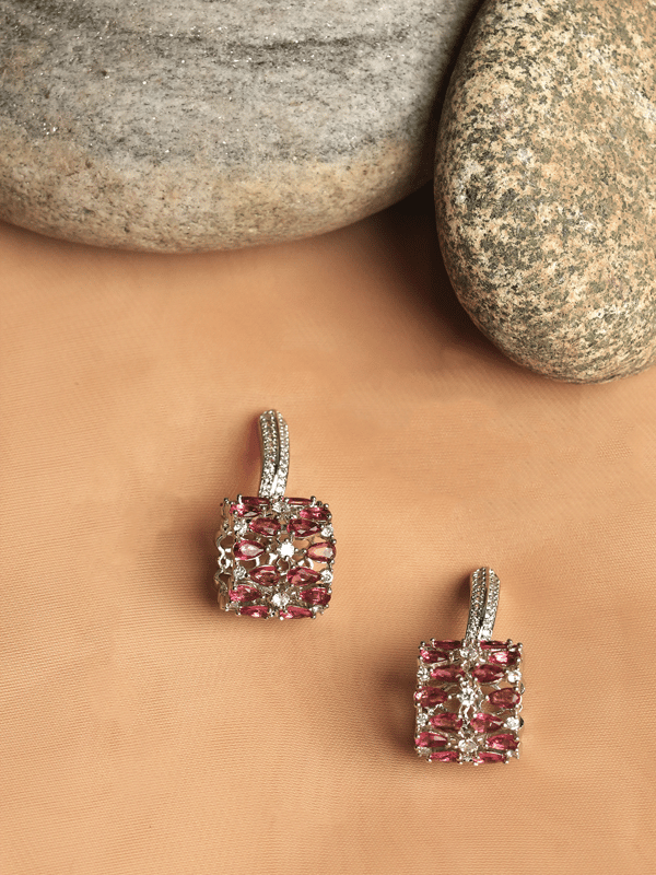 Designer Small AD Earrings — Cao Jewellery