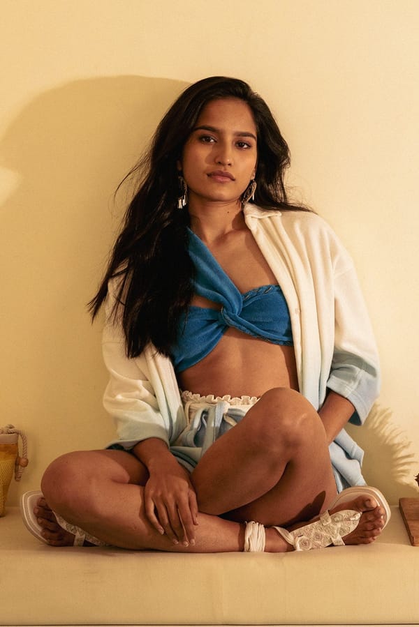 Blue Beads Bralette — Beach Bum