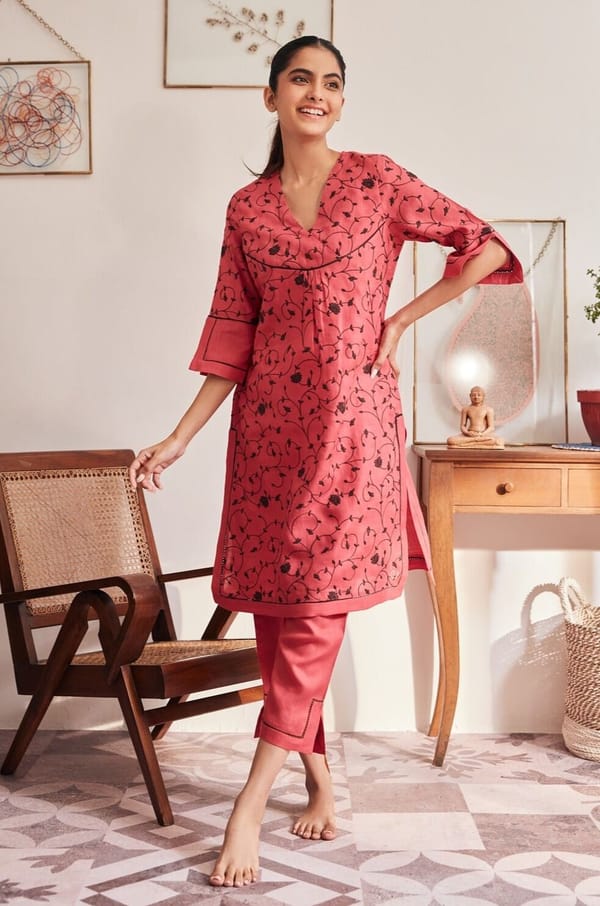 Brush with the Botanical Kurti — YELL