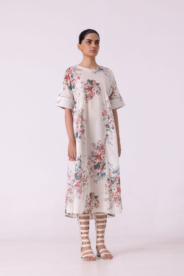 Lily Floral Printed Dress — The Summer House