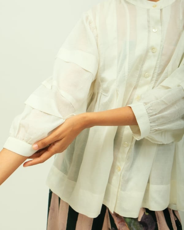Boheme Pleated Top — Ofrida