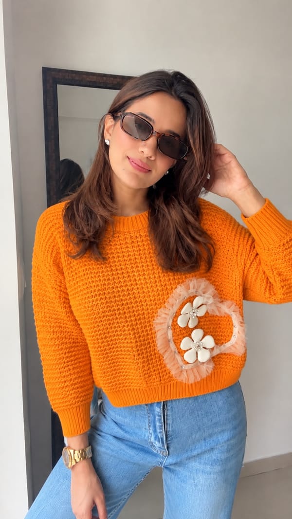Waffle Knit Fall Jumper — CLOSET AFFAIR