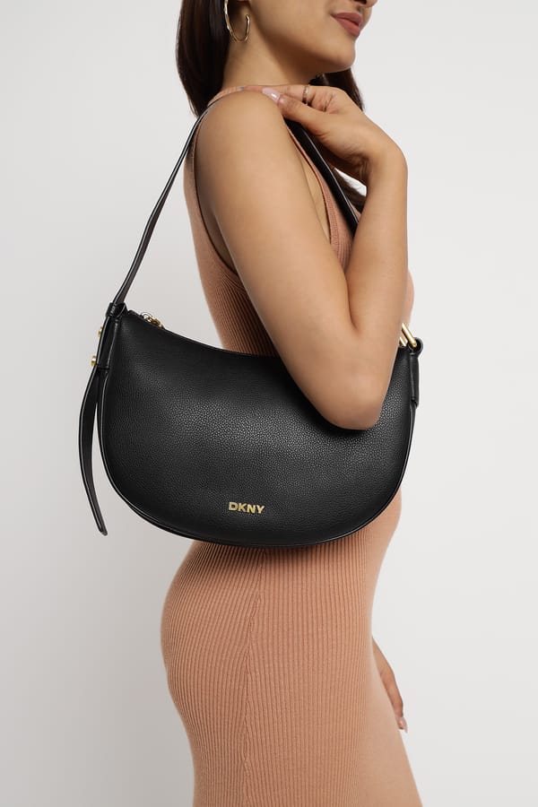 Scarlett Classic Logo Shoulder Bag — DKNY