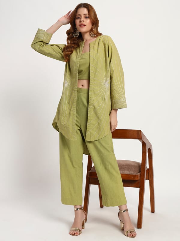 Sunburst Organic-Cotton Co-Ord Set — Gotta Kinari