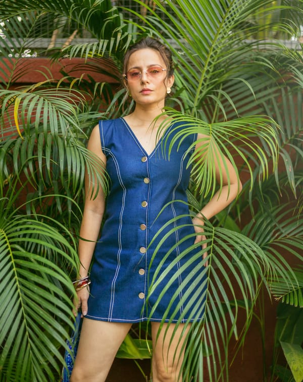 Off We Go! Short Dress — SAJKE