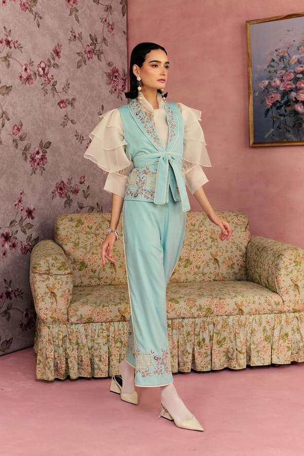 Powder Blue Reverie Set — SURABHI ARYA