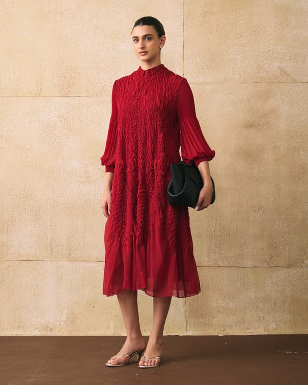 Irenia Dress — Pleats by Aruni