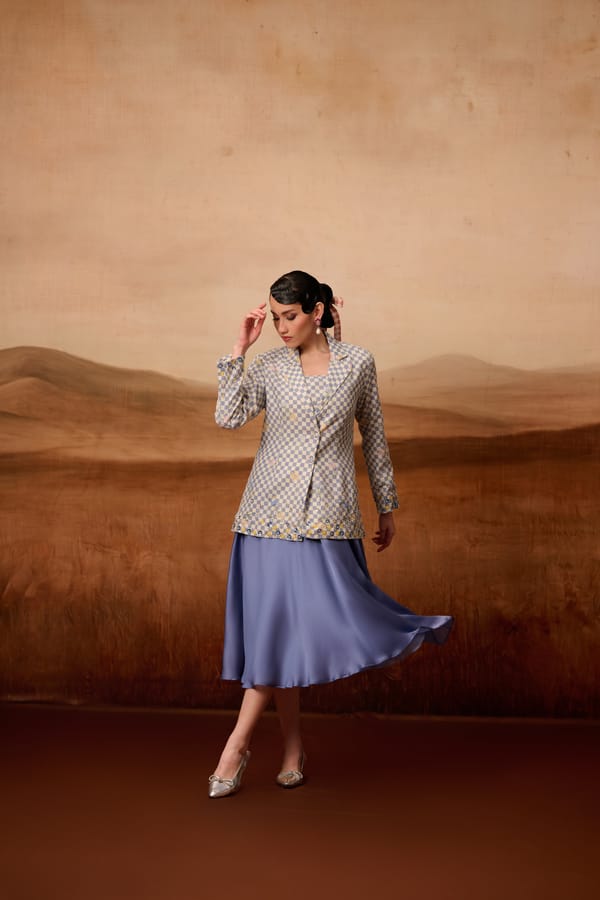 Bloom Blazer Blue — EKAM HOUSE