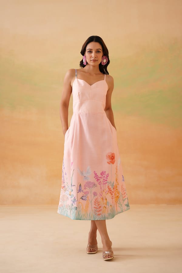 Gardenia Glow Corset Dress — IERA