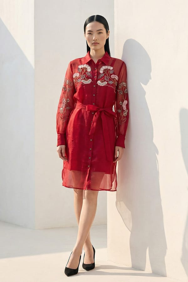 Ruby Grape Shirt Dress — Love Kiki