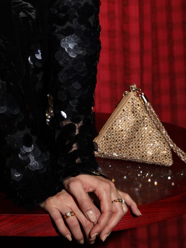 Gold Delhi Wristlet — Plode