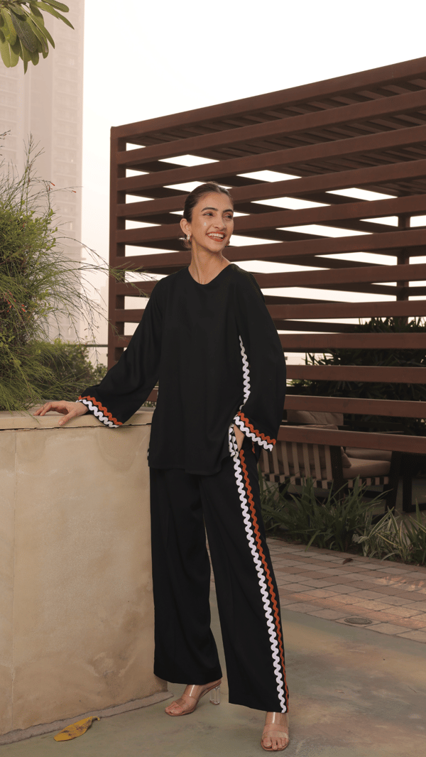 Owen Coord Set in Black - Full Sleeves — Armoire