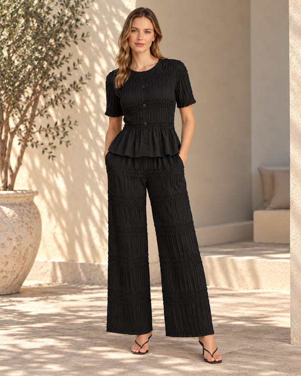 Cecellia Coord Set — Pleats by Aruni