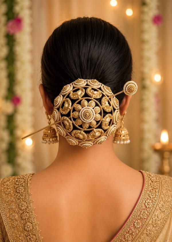 Temple Hair bun — Viana Jewels