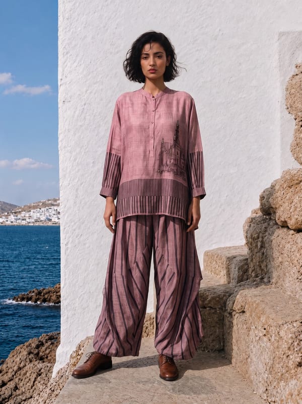 Pink Co ord Set — Basil Leaf