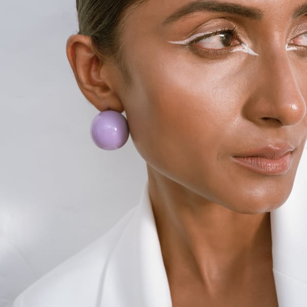 Bubble Studs Mauve — Equiivalence