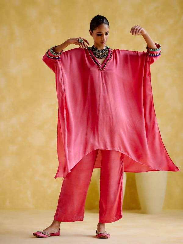 Pink Modal Saturn Tunic and Wide-Leg Co-ord Set — 5 Elements