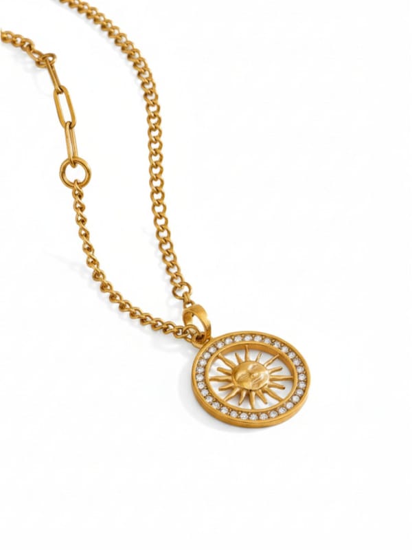 Sun Pendant Necklace — Cao Jewellery