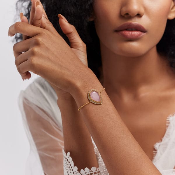Gulmohar Dusty Rose Bracelet — Aulerth
