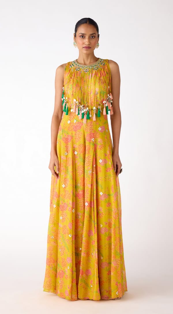 The Amber Radiance Jumpsuit — Basanti Kapde aur Koffee