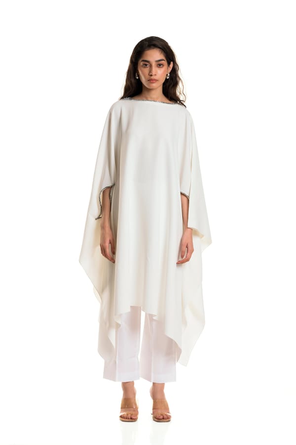 Kaftan with Scalloped Cuffs — Studio MuGu
