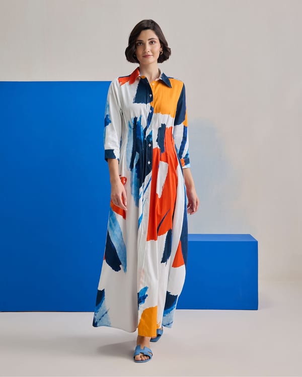 Azure Tide Maxi Dress — ZAZU