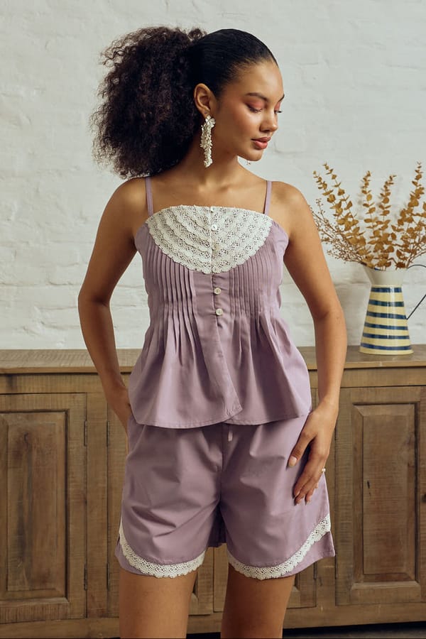 Lilac Bloom Co-ord Set — Sttavoss