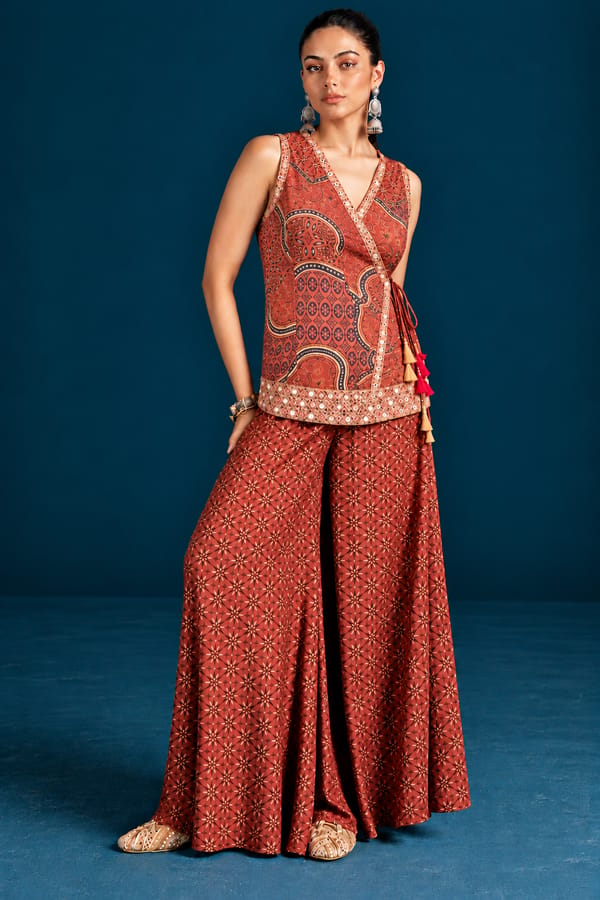 Tila Jacket-Style Co-ord Set — SAUNDH