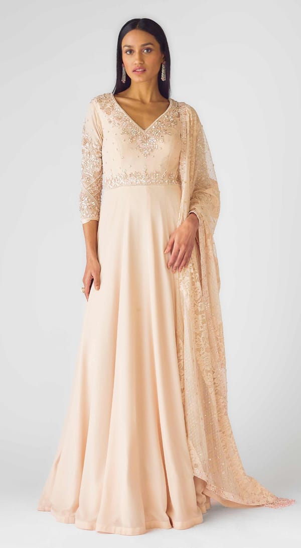 The Opulence Anarkali Set — Basanti Kapde aur Koffee