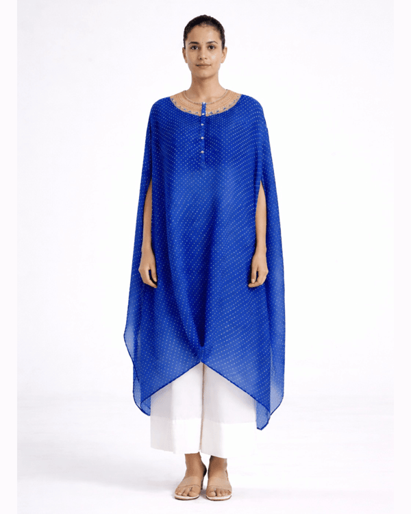 Mixology Bandhej Kurta Set-(Round Neck) — Mayura Kumar