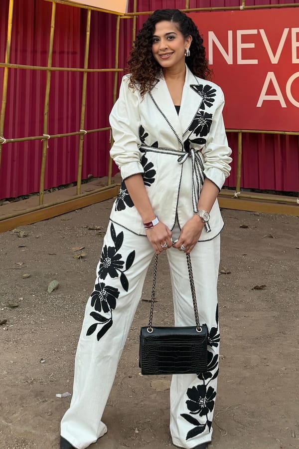 White Wide-Leg Embroidered Trousers — Style Island