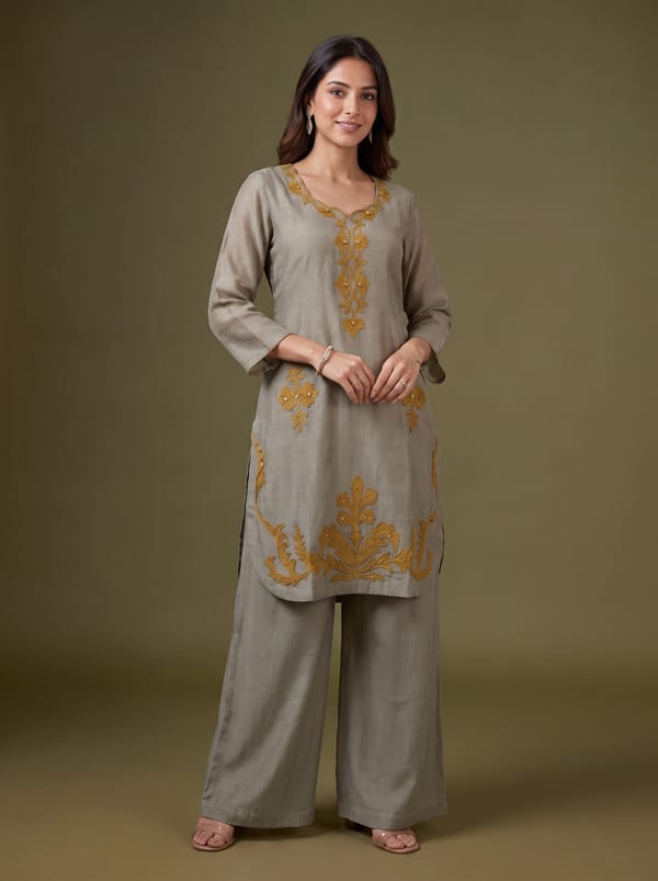 Rose-Grey-Rju511 — KHATUBA (THAKUR EXCLUSIVE)