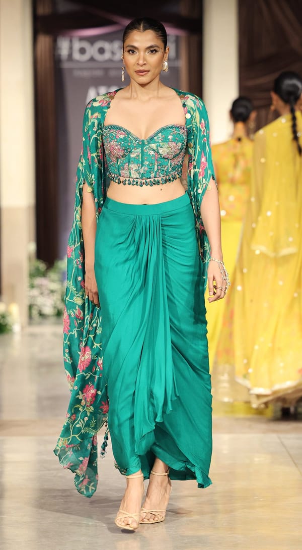 The Enchanted Eden Cape Set — Basanti Kapde aur Koffee
